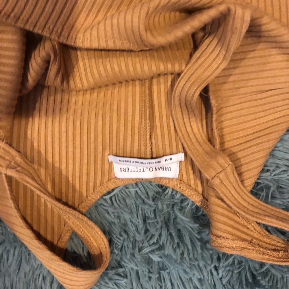 Urban Outiftters yellow ribbed bodycon dress - Picture 4 of 5